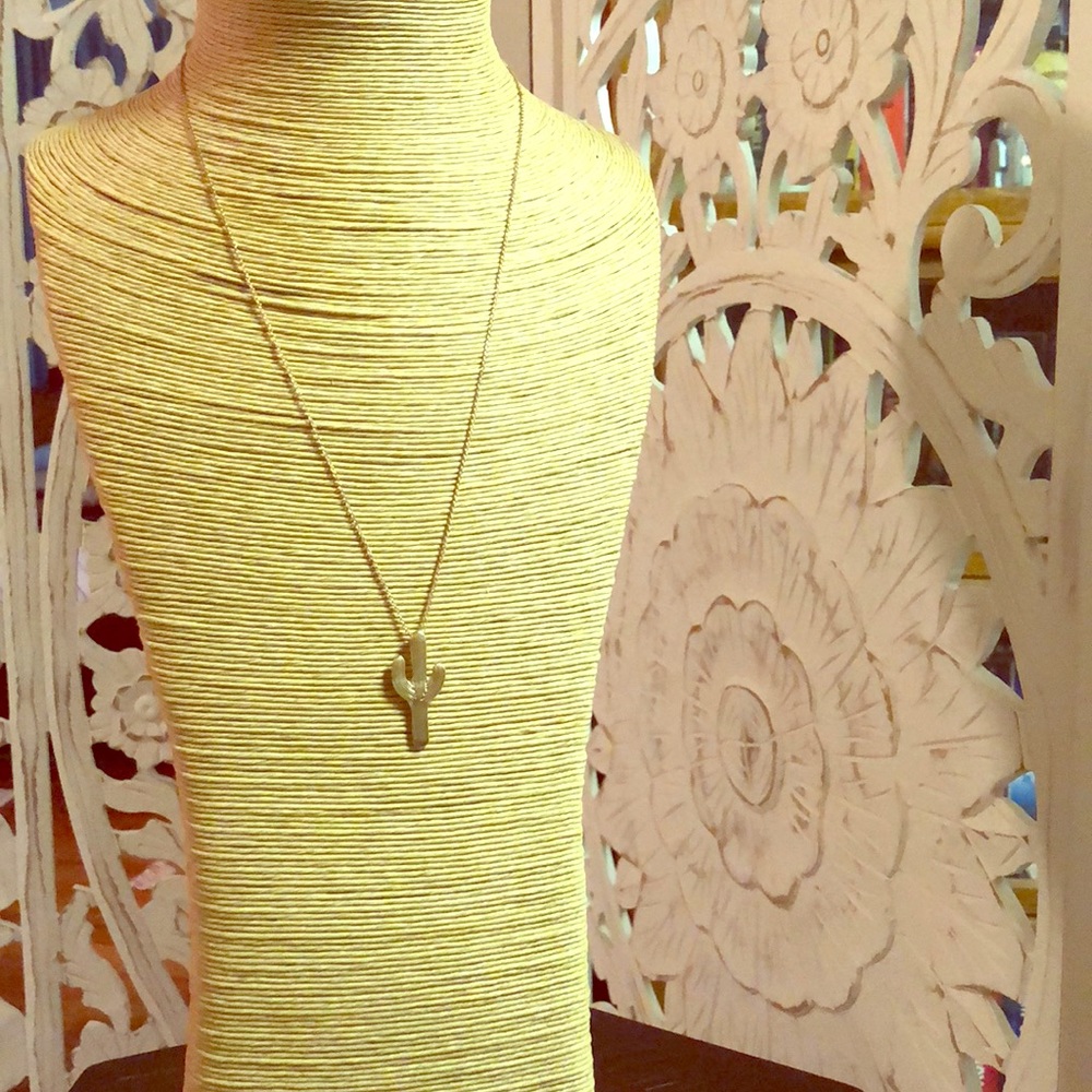 Trendy Cactus Necklace